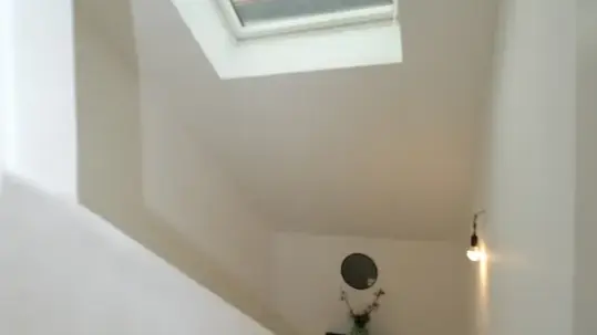 Treppenaufgang ins Obergeschoss