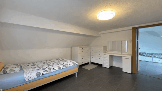 Ausgebautes Dachgeschoss