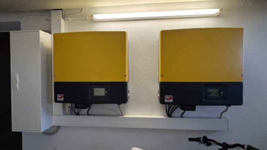 Solar-Wechselrichter einer Photovoltaikanlage