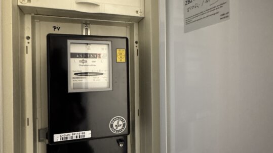 Einspeisezähler der Photovoltaikanlage